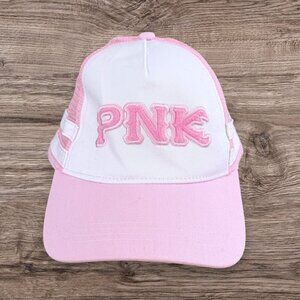 Disney Parks PINK PNK Trucker Hat Mesh Snapback Pink White Adjustable Cap